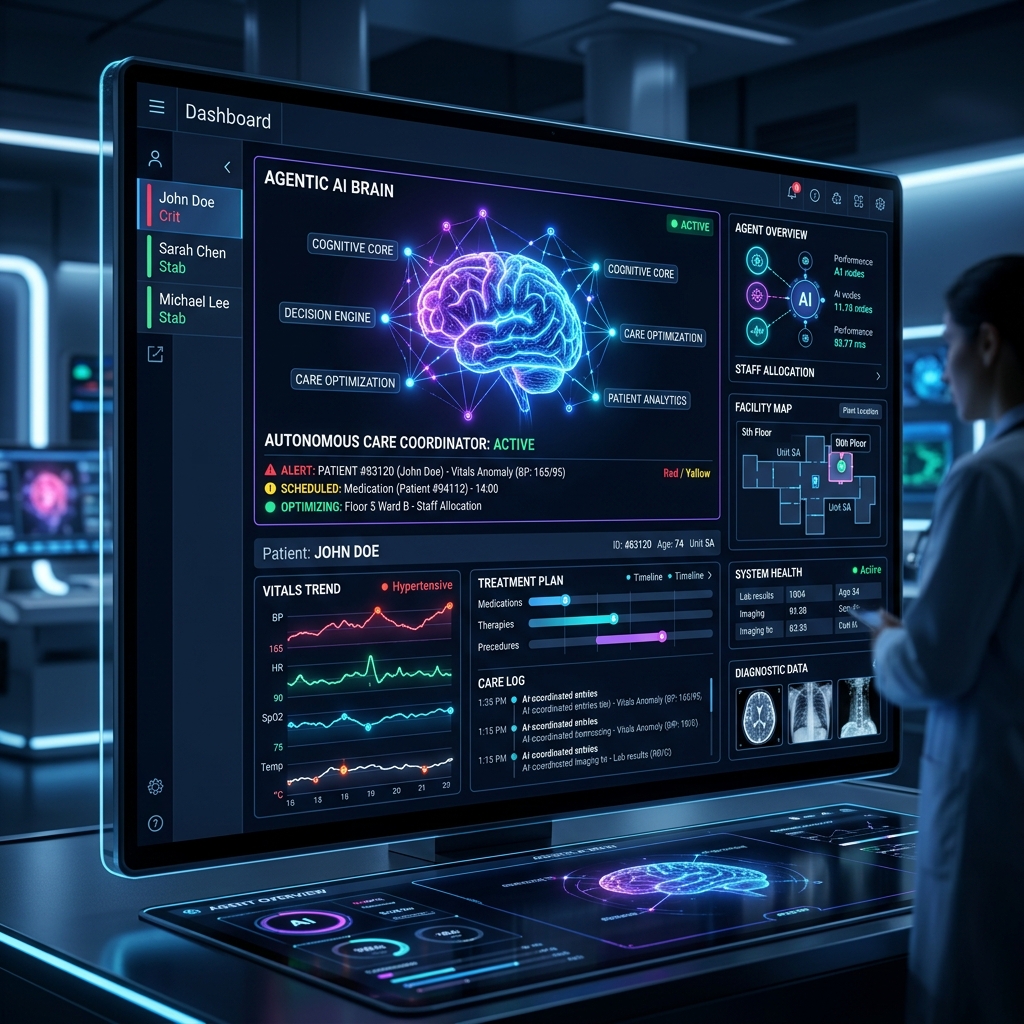Autonomous Patient-Care Coordination System Using Agentic AI